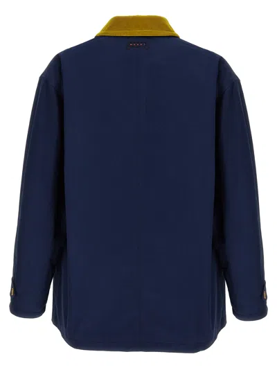 Marni Parka In Gabardine De Coton
