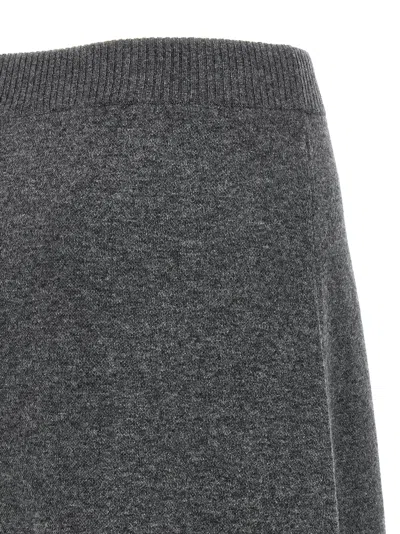 Brunello Cucinelli Longuette Midi Skirt In Stretch Cashmere