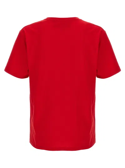 Valentino Garavani T-shirt With Le Chat De La Maison Print In Red