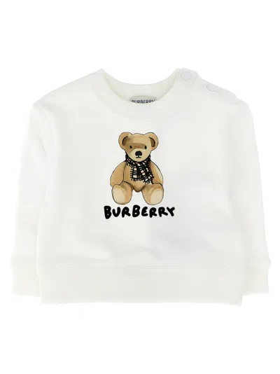 Burberry Orsetto Thomas Sweatshirt In White
