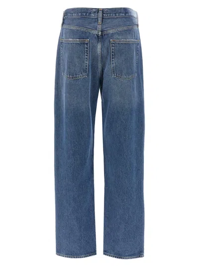 Agolde 'kelly' Jeans With Rivet Details In Black