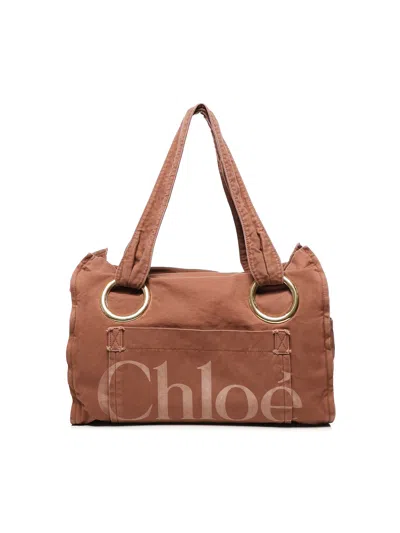 Chloé Cotton Plage Tote Bag