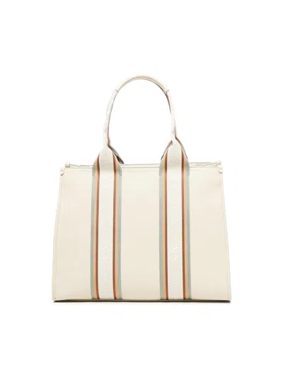 Armani Exchange Tote Bag With Contrasting Bands
