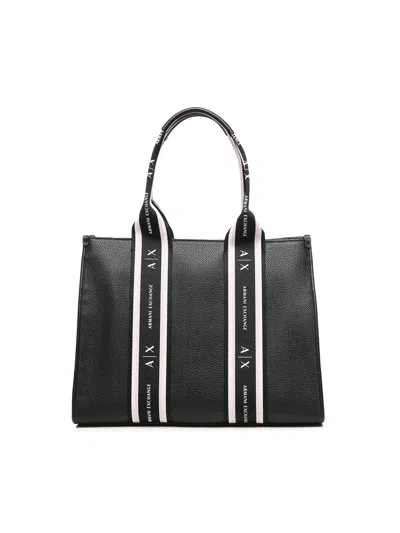 Armani Exchange Tote Bag With Contrasting Bands