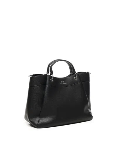 Armani Exchange Large Tote Bag With Logo