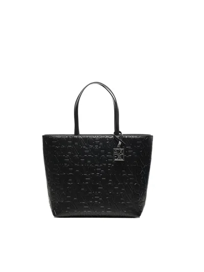 Armani Exchange Tote Bag With All-over Logo