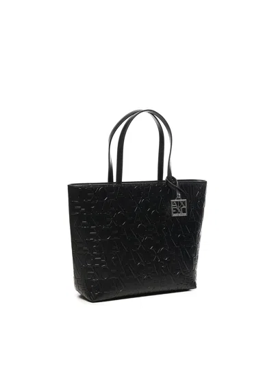 Armani Exchange Tote Bag With All-over Logo