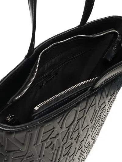Armani Exchange Tote Bag With All-over Logo