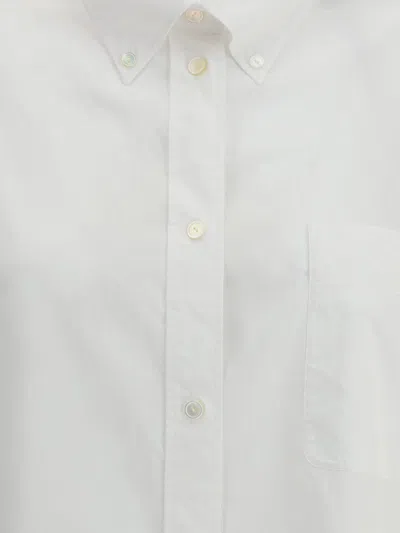 The Row Victoria Oversized Shirt In White
