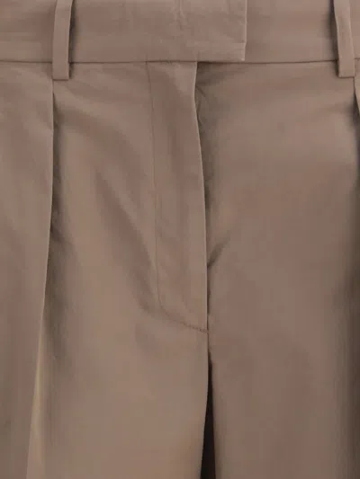 The Row Alfidis Pants In Brown