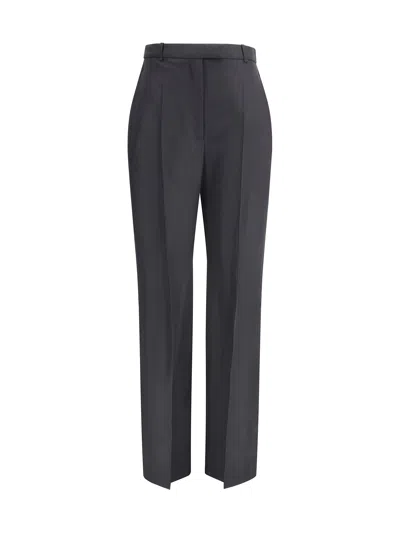 Alexander Mcqueen Wool Trousers Satin Stripes