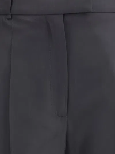 Alexander Mcqueen Wool Trousers Satin Stripes