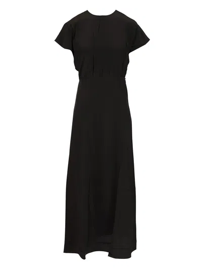 Matteau Bias Midi Tee Dress Dresses Black In Black