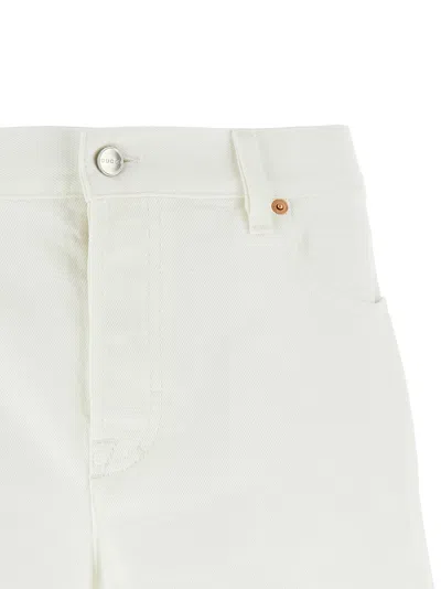 Gucci Women Denim Shorts In White
