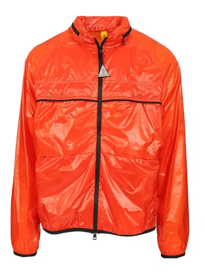Moncler Genius Anubis 3 Moncler Mercedes-benz Designed By Nigoldeneye Hooded Jacket In Orange