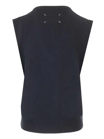 Maison Margiela V-neck Knitted Vest