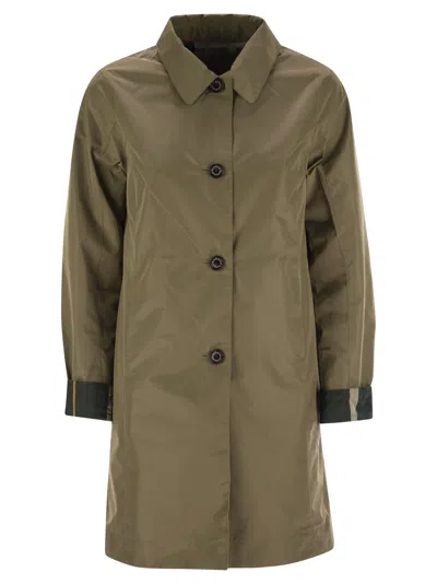 Barbour Babbity Waterproof And Reversible Jacket In Green