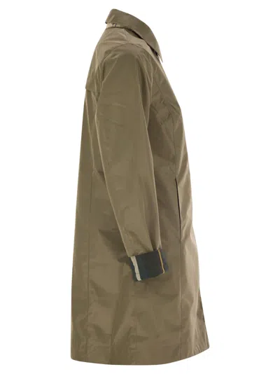 Barbour Babbity Waterproof And Reversible Jacket In Green