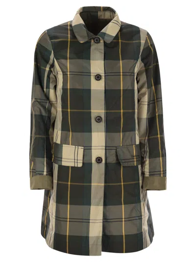 Barbour Babbity Waterproof And Reversible Jacket In Green