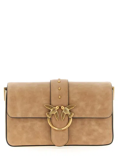 Pinko Love Bag Slouchy Medium Shoulder Bag In Brown