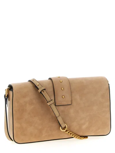 Pinko Love Bag Slouchy Medium Shoulder Bag In Brown