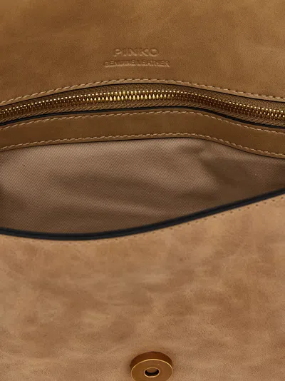 Pinko Love Bag Slouchy Medium Shoulder Bag In Brown