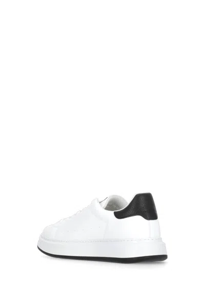 Woolrich Leather Sneakers In White