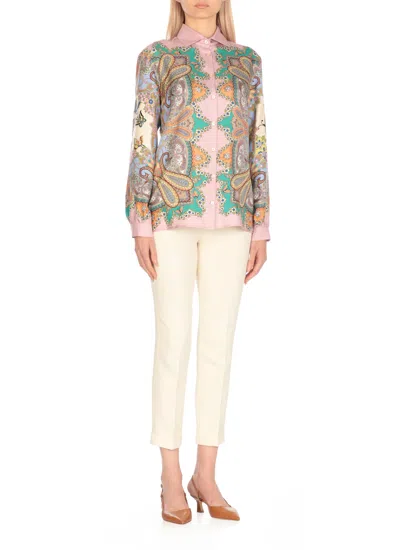 Etro Silk Shirt In Multi