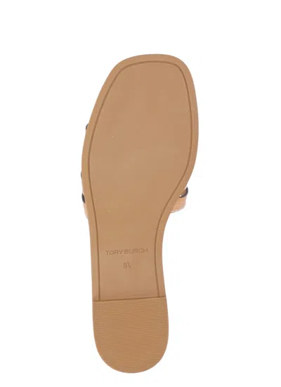 Tory Burch Ines Leather Cage Sandals In Brown