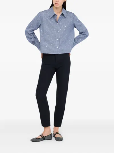 Liu •jo Smart Skinny Trousers In Black