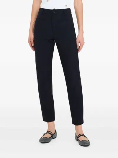 Liu •jo Smart Skinny Trousers In Black