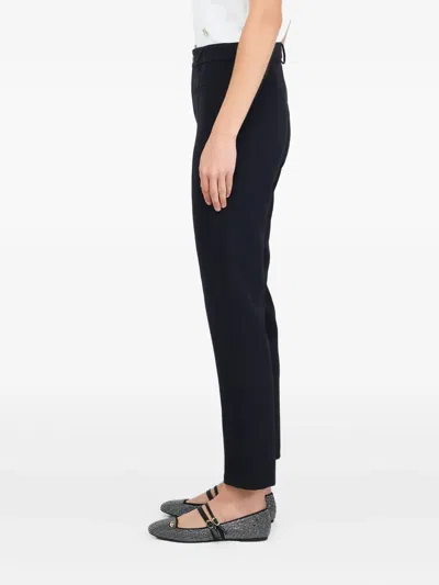 Liu •jo Smart Skinny Trousers In Black