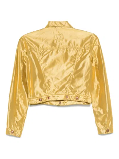 Pre-owned Jean Paul Gaultier 1989 Metallic-finish Snap-fastening Jacket