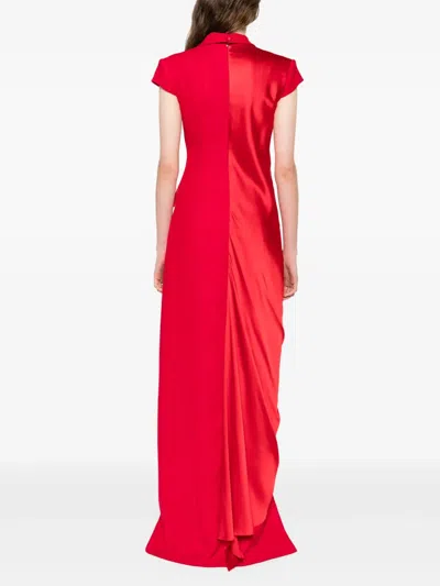 Silk Love & Lace Asymmetric Dress