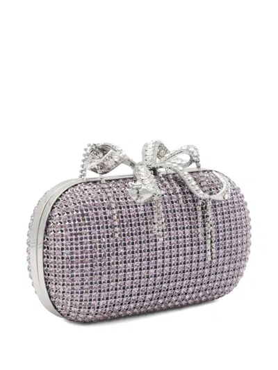 Self-portrait Chainmail Crystal-embellished Clutch