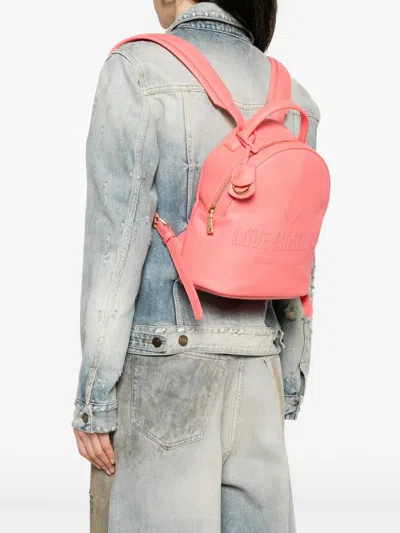 Love Moschino Logo-embossed Backpack