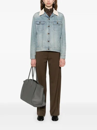 The Row Jorelle Denim Jacket In Blue