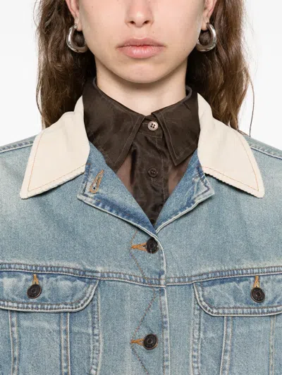 The Row Jorelle Denim Jacket In Blue