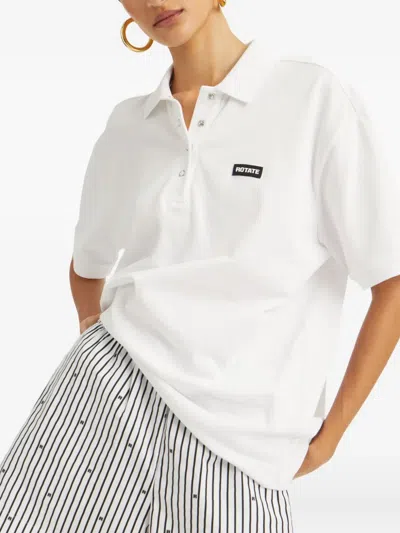 Rotate Birger Christensen Striped Shorts In White