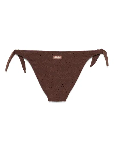 Mc2 Saint Barth Yali Bikini Bottoms In Brown