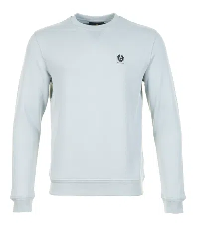 Belstaff Logo Patch Sweatshirt In Blue