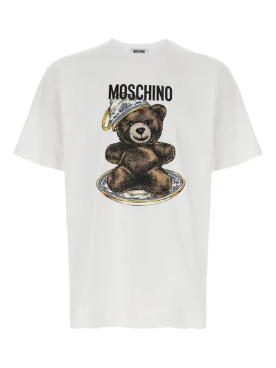 Moschino Teddy Bear Print Crewneck T-shirt