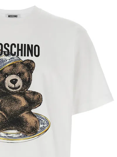 Moschino Teddy Bear Print Crewneck T-shirt