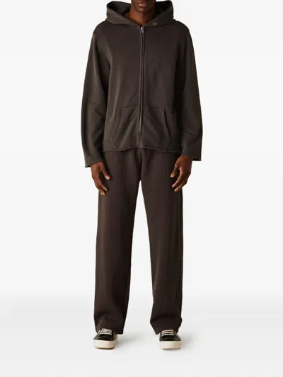 Les Tien Elastic-waistband Track Pants In Brown