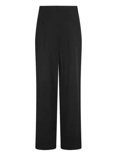 Weekend Max Mara Baiocco Pleated Trousers In Black