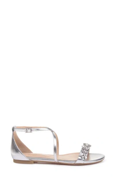 Jewel Badgley Mischka Tessy Embellished Sandal
