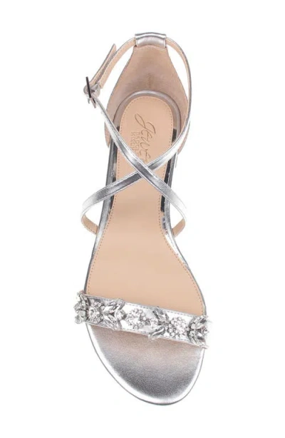 Jewel Badgley Mischka Tessy Embellished Sandal