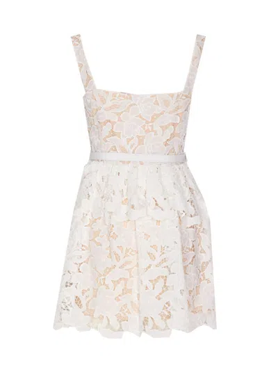 Self-portrait Dresses In White