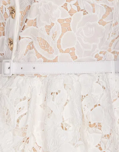 Self-portrait Dresses In White