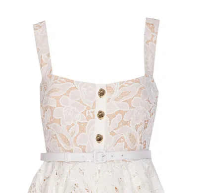 Self-portrait Dresses In White